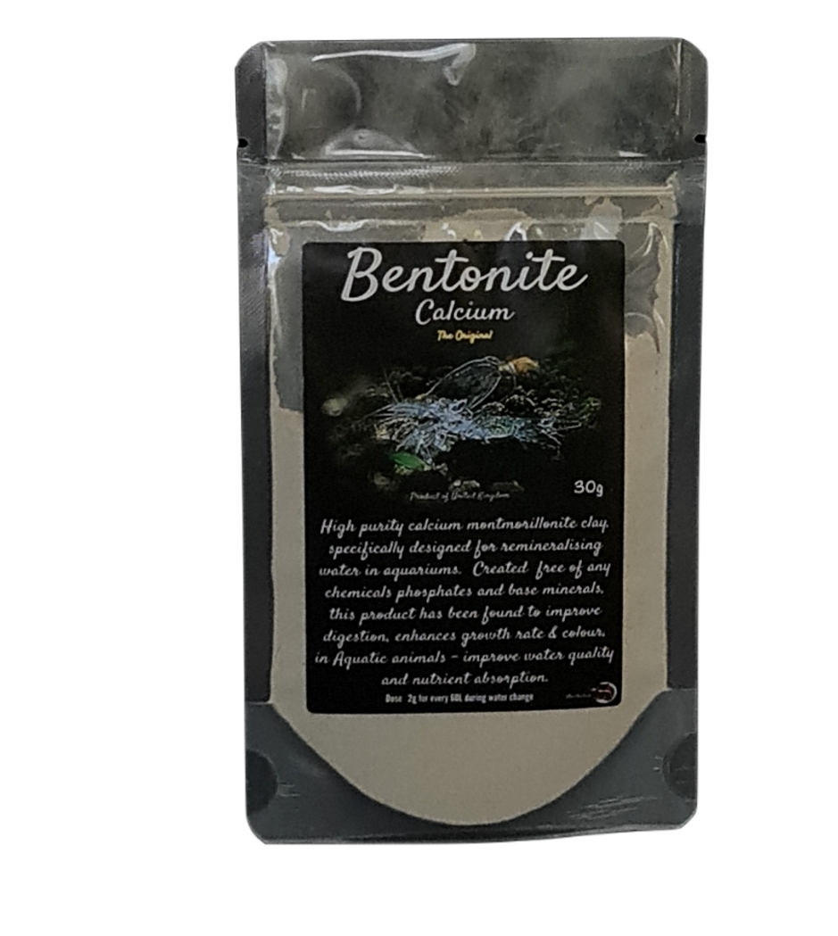 BENTONITE MONTMOROLLINITE CLAY - FISH TANK SHRIMP AQUARIUM REMINERALIS CALCIUM