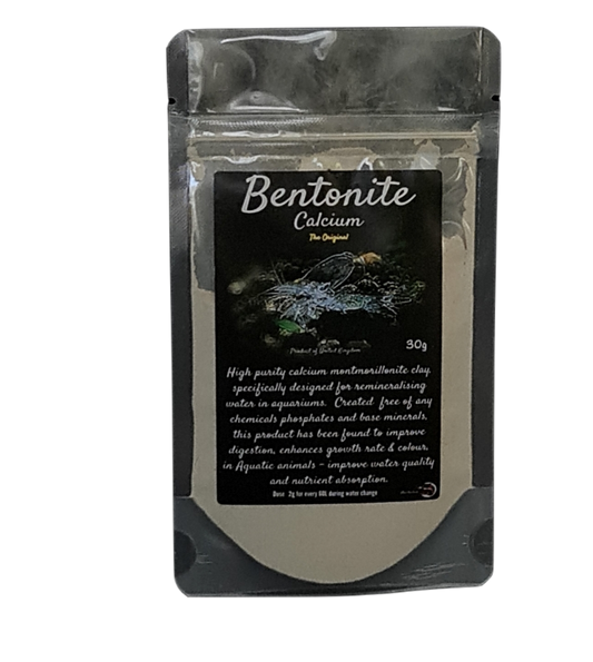 BENTONITE MONTMOROLLINITE CLAY - FISH TANK SHRIMP AQUARIUM REMINERALIS CALCIUM