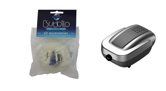 Combo - Blue Planet Bubbilo Air Pump SP100 + Blue Planet Bubbilo Airline Accessory Kit